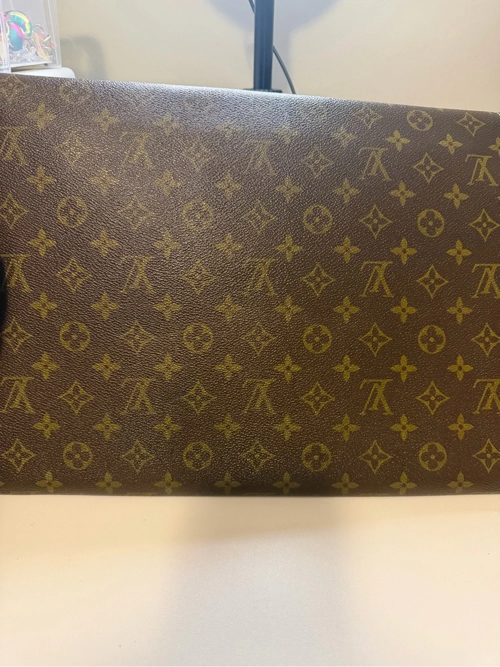 Louis Vuitton Monogram Poche Ministre portfolio- Vintage Document Holder